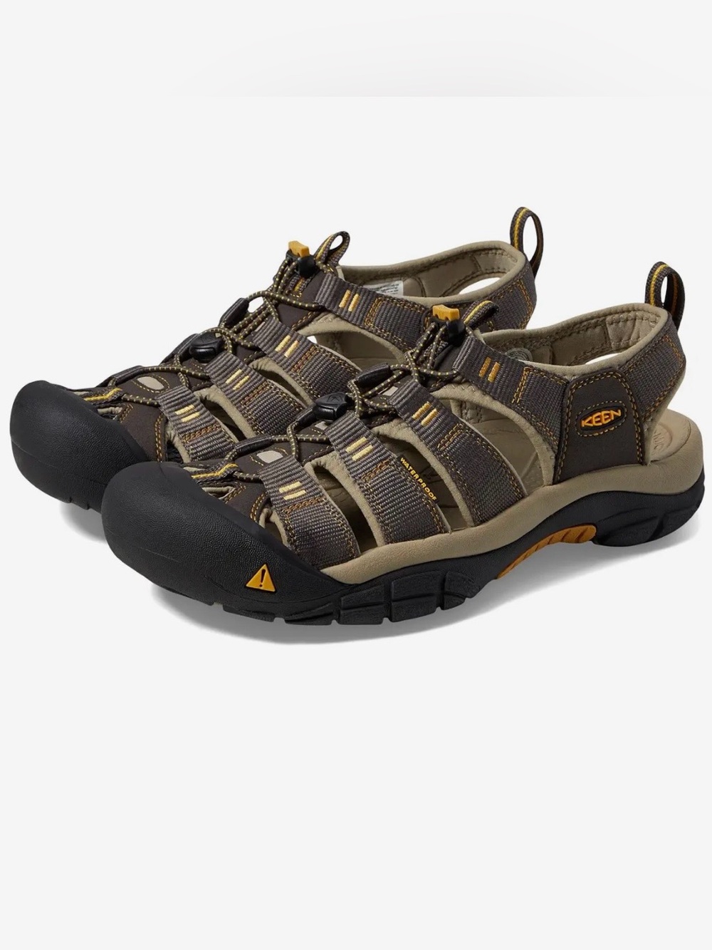 KEEN Unisex Olive Green Outdoor Waterproof Versatile Trail Sandals Size 41